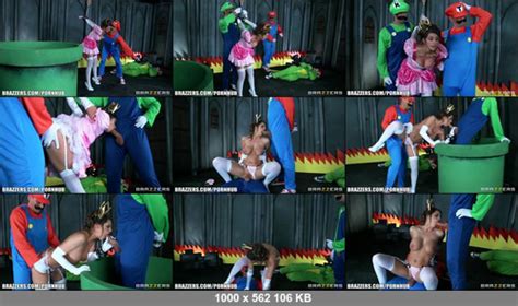 Brooklyn Chase Mario And Luigi Parody Double Stuff Brazzers