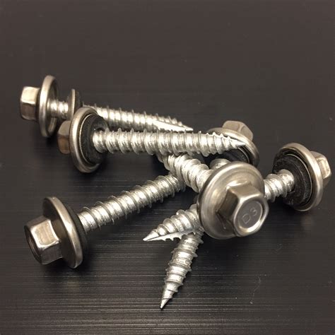 Stainless Steel Cap Head Premium Metal To Wood Roofing Screws Direct