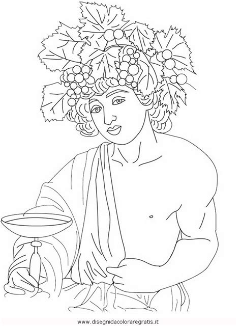 Dionysus Coloring Page