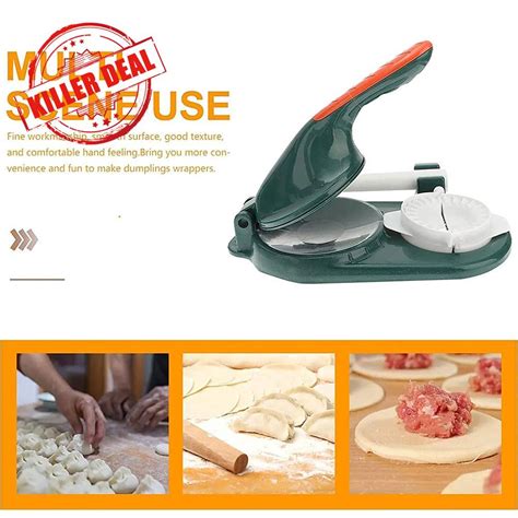 Senana Diy Dumplings Maker Pressing Tool Manual Wrapper Making