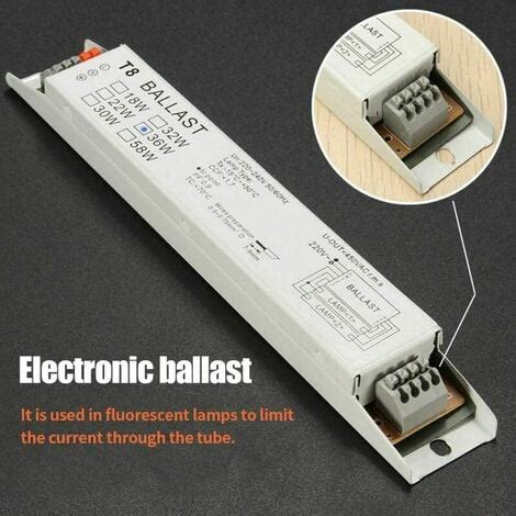 Ballast électronique T8 2x36W Tension largeur fluorescente start start