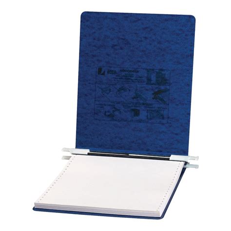 Wilson Jones Presstex Pressboard Data Binder, 50% Recycled, Dark Blue ...