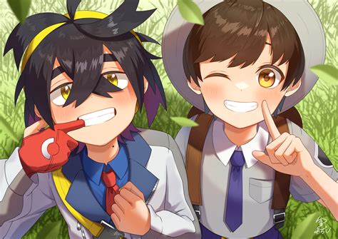 Kieran And Florian Pokemon And More Drawn By Yukiarashi Danbooru