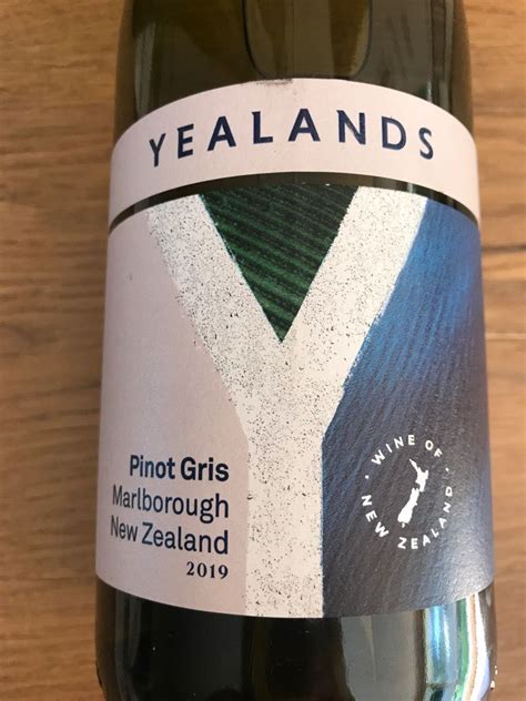 2021 Yealands Estate Pinot Gris New Zealand South Island Marlborough