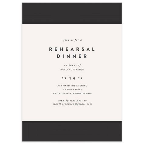 Rehearsal Dinner Invitations The Knot