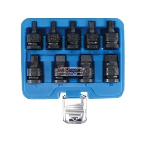 Impact Bit Socket Set 12 5 Mm 1 2 Drive Internal Hexagon 5 19