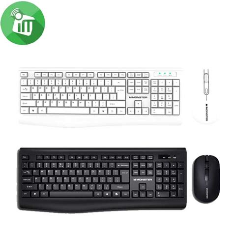 Monster Airmars KM3 Pro Wireless Keyboard Mouse Combo