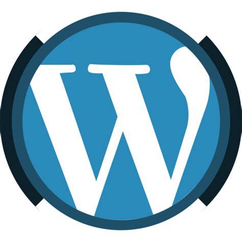 Cms, social, theme development, wordpress icon - Free download