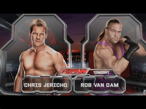 July Wwe Raw Rob Van Dam Vs Chris Jericho Wwe K Youtube