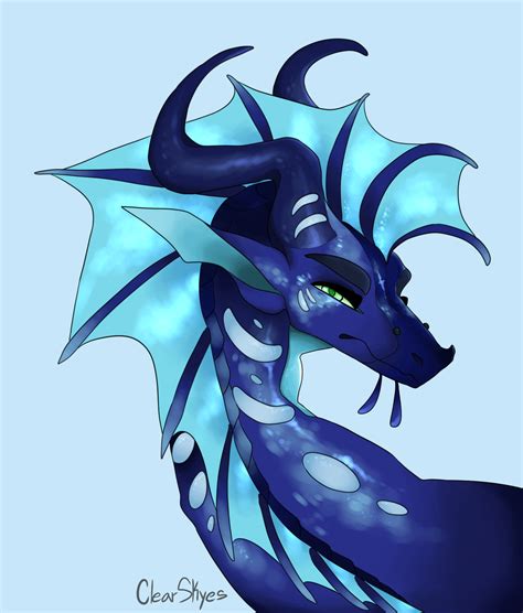 Tsunami By Clearskyess Wings Of Fire Dragons Wings Of Fire Fire Drawing