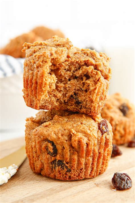 Bran Muffin Recipe With Molasses And Raisins • Food Folks And Fun