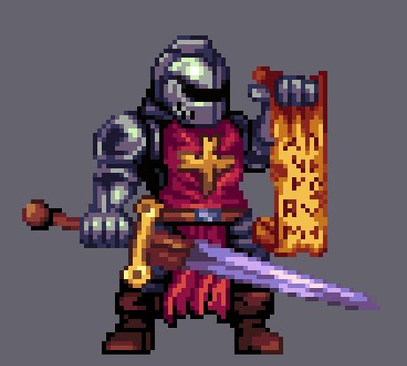 Cc Crusader Character R Pixelart