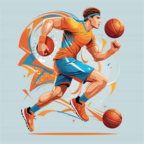 Premium Vector Sports Illustration Vector