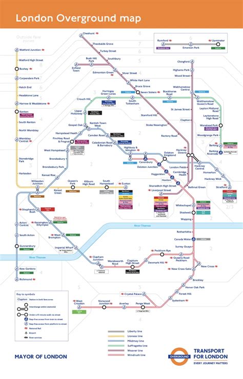 London Overground: New names for its six lines revealed