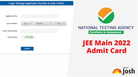 Jee Main 2022 Admit Card Session 1 Exam On 20th June Know When Nta