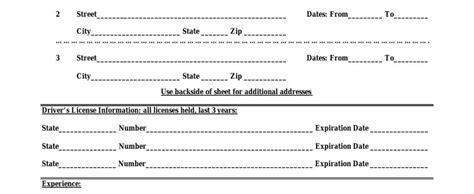 Driver Qualification Form Fill Out Printable Pdf Forms Online