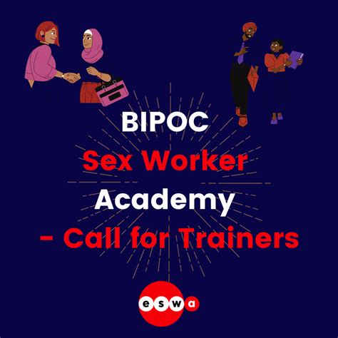 Trainers For Bipoc Sex Worker Academy European Sex Workers Rights