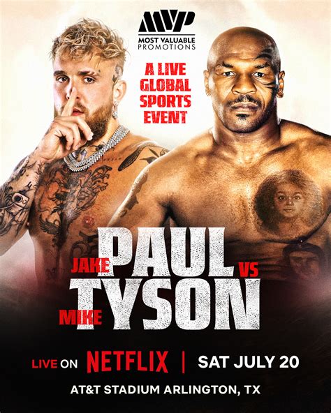 Netflix and Most Valuable Promotions Partner on Jake Paul vs. Mike Tyson, a Global Live Sports ...