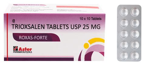 Trioxsalen Tablets USP Packaging Type Box At Rs 175 Strip In