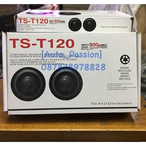 Jual Speaker Tweeter TS T120 Tst120 Dome Tweeter Model Pioneer Di Lapak