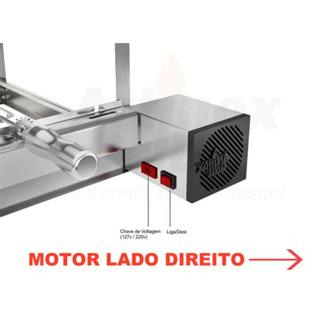 Churrasqueira Inox Regulável ARTINOX GRILL 3 Espetos ArtInox