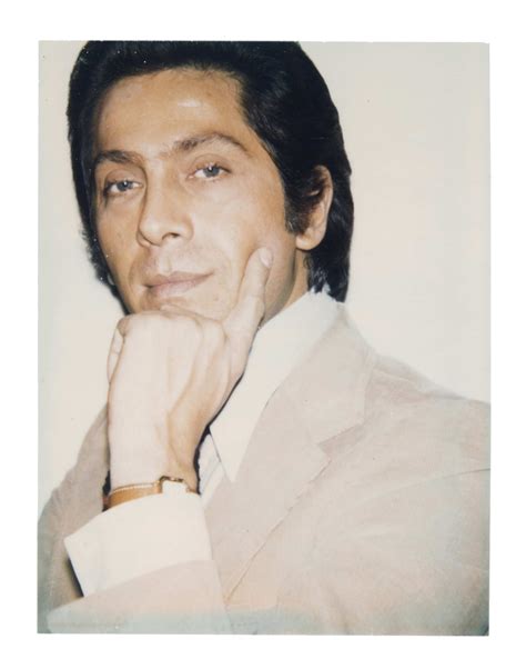 Andy Wharol Polaroid Valentino Garavani 1973 | © Pleasurephoto