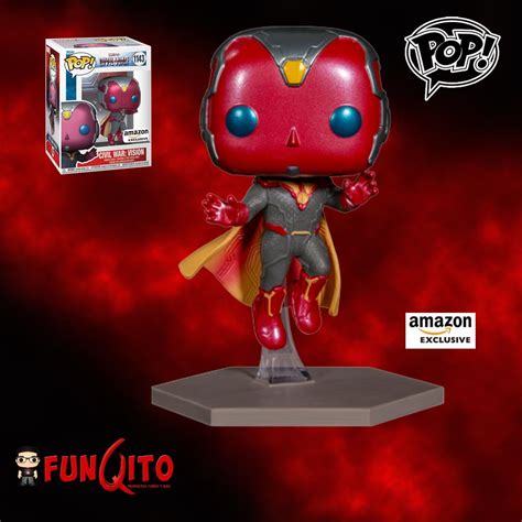 Civil War Vision Funko Pop Exclusivo FUNQITO