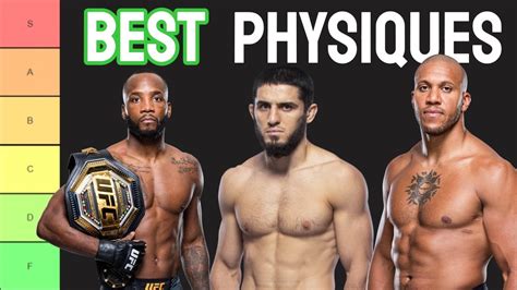 The UFC S Best Physiques Tier List YouTube