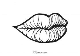 Labios Dibujo Dibujalia