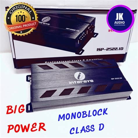 Jual Power Monoblock Intersys Isp 2522 1D Class D Monoblock Garansi