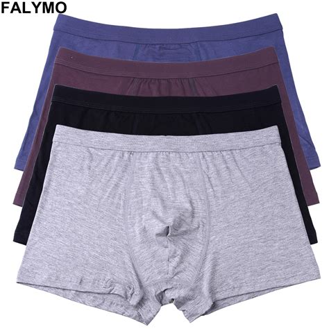 Underwear Man Seamless Bamboo Fiber Mens Boxer Shorts Male Panties