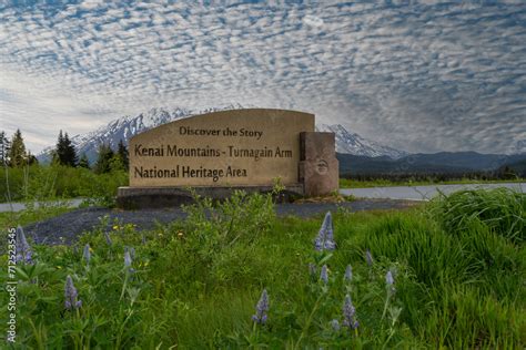 Seward Highway Alaska Kenai Mountains Turnagain Arm National