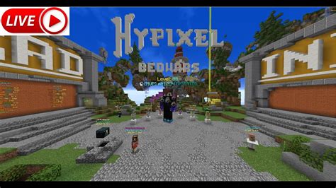 Playing Hypixel Private Bedwars Games Livecan We Hit 935 Subs Youtube