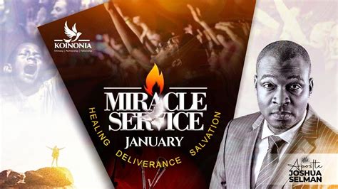 JANUARY 2023 MIRACLE SERVICE WITH APOSTLE JOSHUA SELMAN 29 01 2023