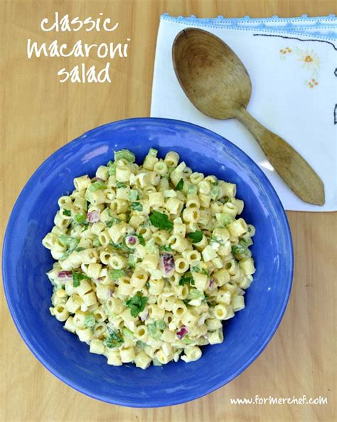 Classic Macaroni Salad Former Chef