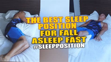 The Best Sleep Position For Fall Asleep Fast Youtube