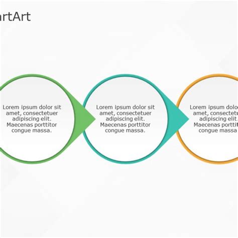 SmartArt Process Basic Square 3 Steps