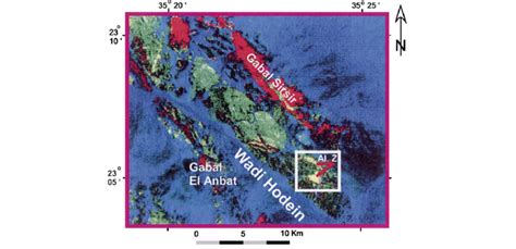 Landsat Tm Ratio Image Bands In Red Green Blue For