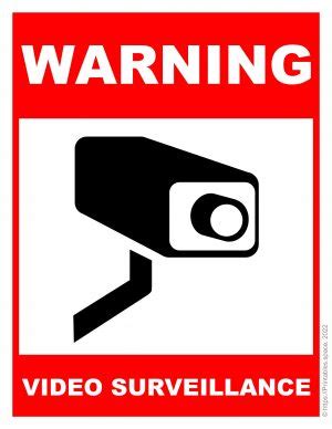 Free Printable Video Surveillance Signs Free Printable Signs