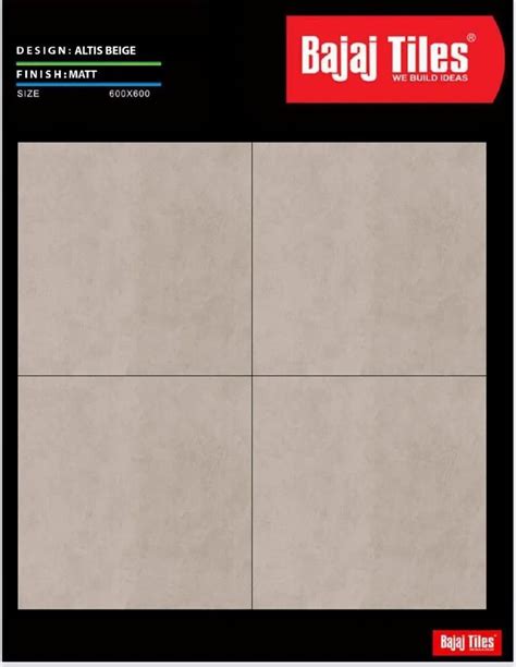 Gvt 2x2 Matt Finish Vitrified Wall And Floor Tiles 600 X 600 Mm At Rs 29