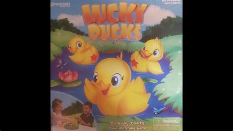 Lucky Ducks Board Game 2019 Pressman What S Inside YouTube