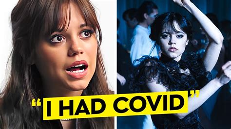 Wednesdays Jenna Ortega Admits She Had Covid During Scene Youtube