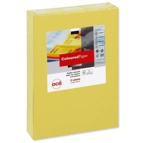 Canon Bright Yellow Coloured Paper Multifunctional 80gsm A4 500 Sheets