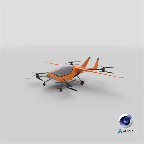 Electric Personal Air Mobility Vehicle 3D Model $99 - .ma .gltf .fbx