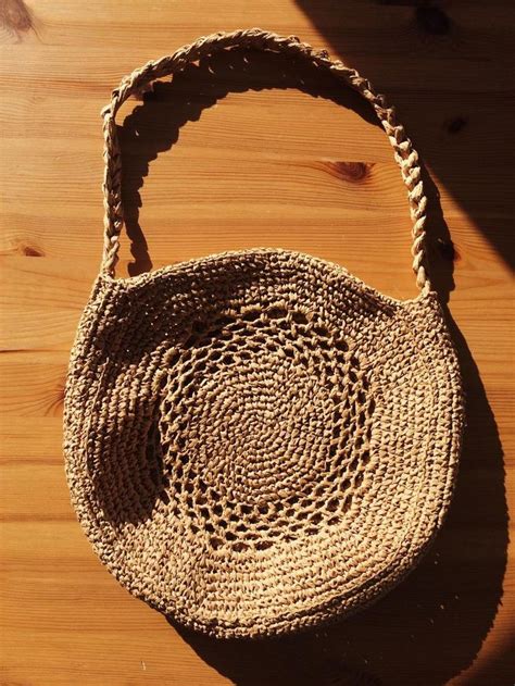 Pdf Pattern Crochet Raffia Bag Crochet Pattern Bucket Bag French Bag