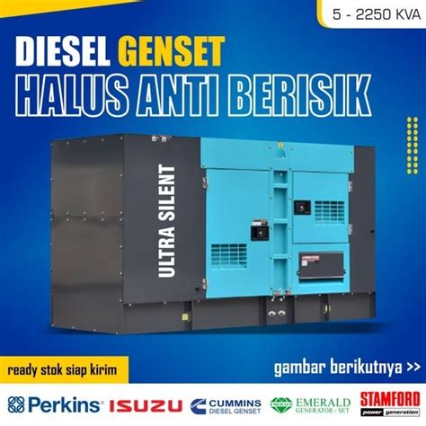 Jual Genset Kva Perkins Cummins Isuzu Emerald Phase Shopee