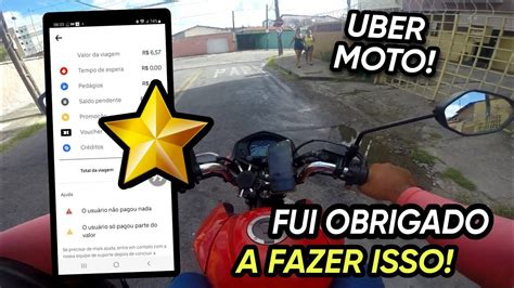 ESSE É O TAL DA PASSAGEIRA o DA UBER MOTO 1 ESTRELA Entenda