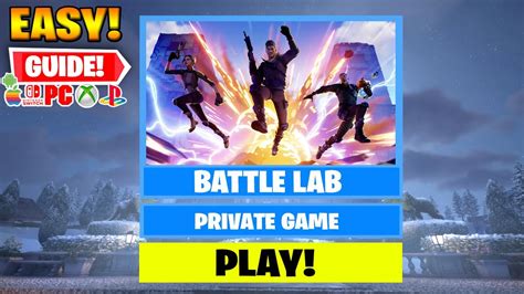 How To Play Battle Lab In Fortnite Chapter 5 Map Code Creative Code