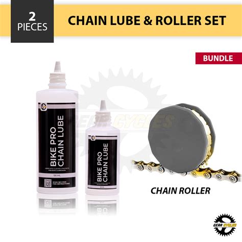 Bundle Gear Cycles Bike Pro Chain Lube With Oil Roller Lubricator