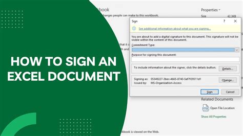 How To Sign An Excel Document Exploring Causes And Methods Earn And